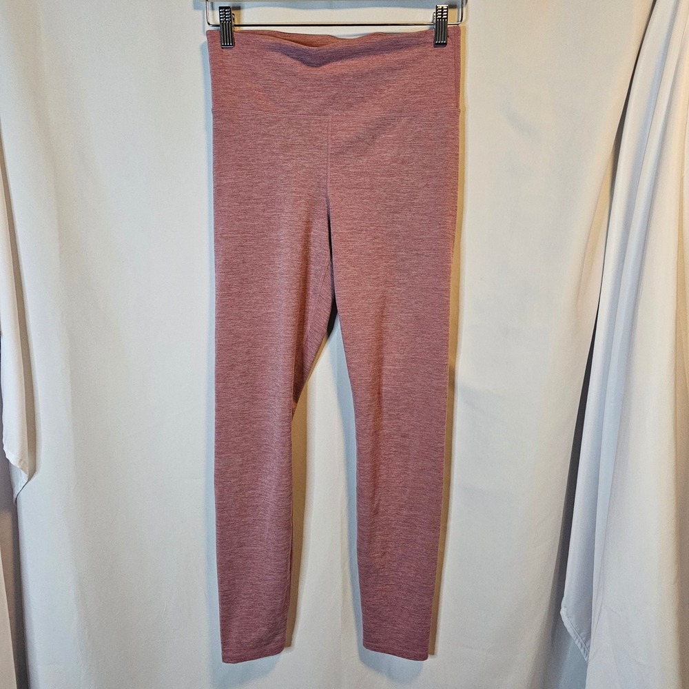 GapFit Studio Sky High Leggings Small Mauve Pink Heathered GPowerYou Activewear‎